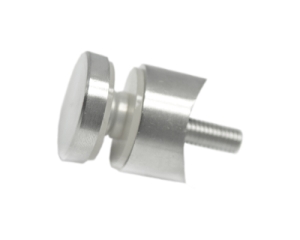 Uchwyt punktowy Ø30 do szkła na słupka fi42,4